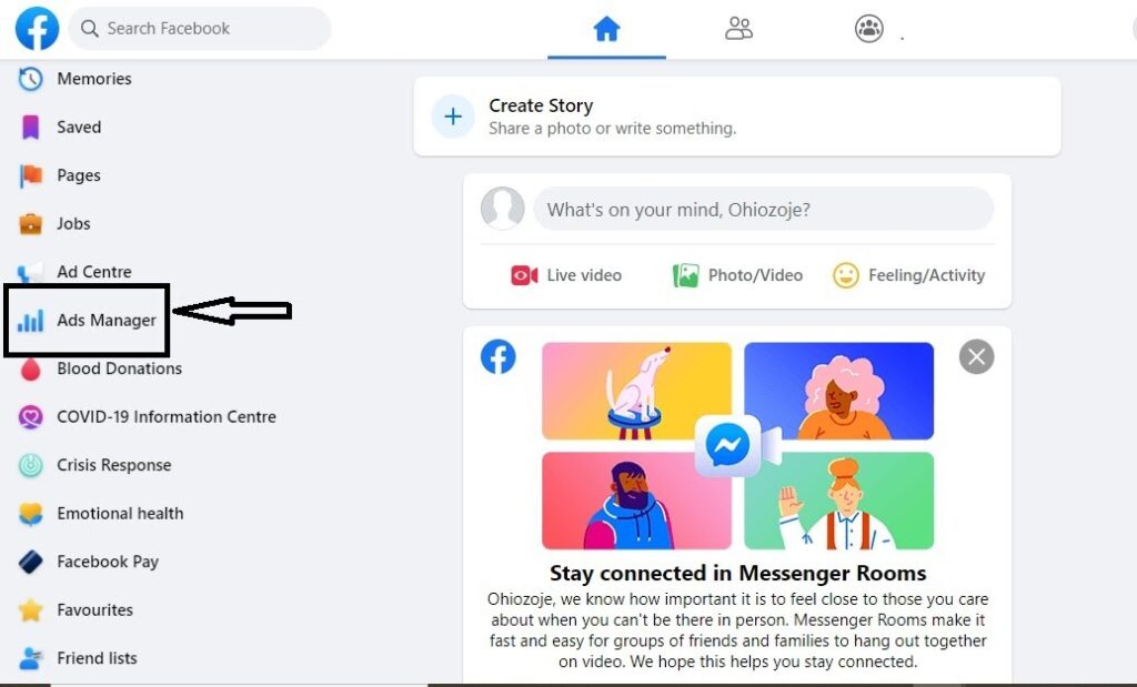 Facebook ads manager