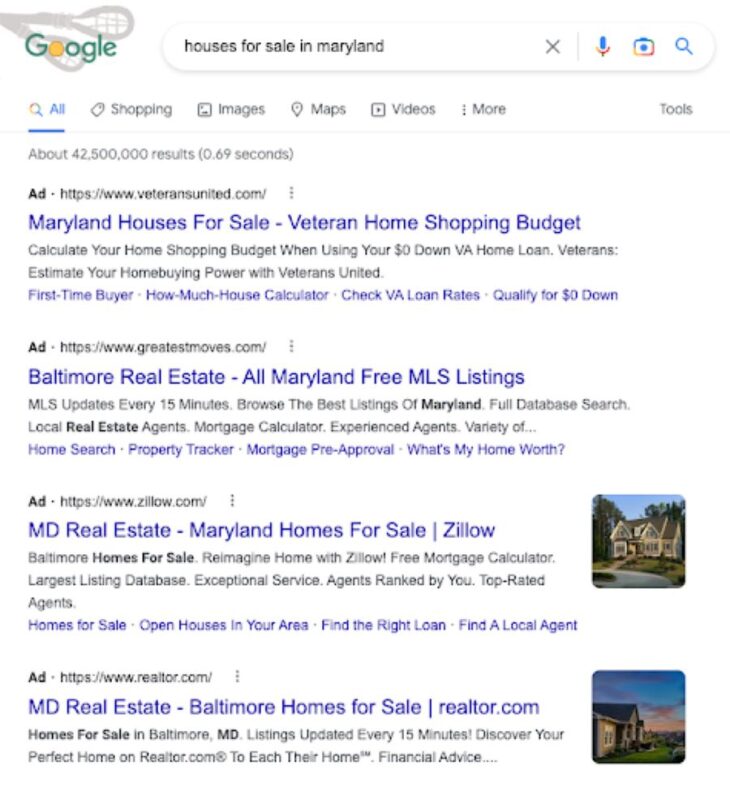 google ads for realtors - Search results